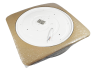 LED round surface-mounted lamp 45W 175-265V 5000K without d/u black (DL-R801-45) Biom