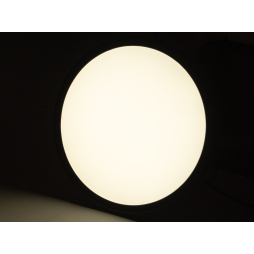 LED round surface-mounted lamp 28W 175-265V 5000K black (MD-01-R28-5) Biom