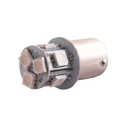 LED car lamp T25-5050-8SMD 1156 red 24V LEDUA