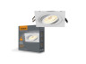 VIDEX lamp for lamp GU10 recessed Square White VL-SPF08S-W