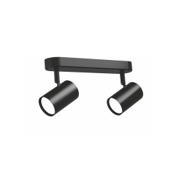 VIDEX lamp for 2xGU10 surface-mounted swivel lamp black VL-SPF05B-BPB