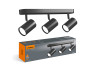 VIDEX lamp for 3xGU10 surface-mounted swivel lamp black VL-SPF05B-WFB