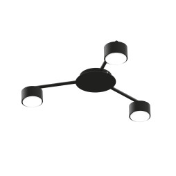 VIDEX lamp for 3xGX53 lamp surface Black VL-SPF20B-B