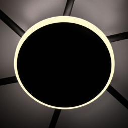 VIDEX lamp for 6xGX53 lamp surface with backlight black VL-SPF22B-BB