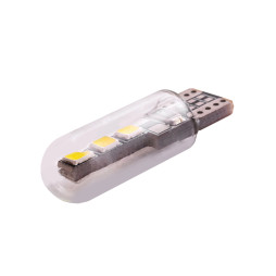 LED car lamp T10-2835-6smd glass 1.5W white 12V LEDUA