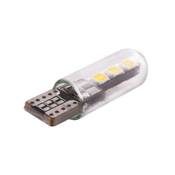 LED car lamp T10-2835-6smd glass 1.5W white 12V LEDUA