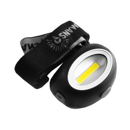 Flashlight COB on the head LMF49 plastic Lemanso
