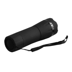 Flashlight 1W Lumen black LMF39 plastic Lemanso