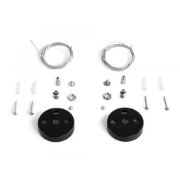 Kit for suspended installation of linear luminaire BNL02 Black (VL-BNL02-F05B) VIDEX