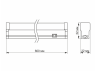 LED linear lamp T5 10W 0.6m 5000K 220V TL-T5-10065 TITANUM