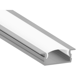 Aluminum profile for LED strip AL-104 2 meter anodized recessed LEDUA