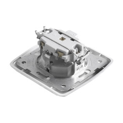 Grounded socket white Viko 1008 Carmen