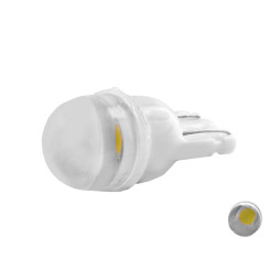LED car lamp T10-3030-1SMD ceramic 0.5W Flood white 12V LEDUA