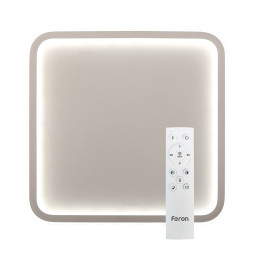 LED surface-mounted chandelier Feron AL6080 SQUARE 70W white