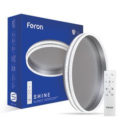 LED surface-mounted chandelier Feron AL6600 SHINE 70W silver