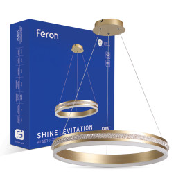 LED chandelier Feron AL6610 SHINE LEVITATION 50W 4000K gold