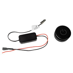 Wireless touch switch, controller input/output, max. 3A, Black LD-380T LEDUA