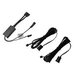 Double Door Switch, black LD-S012D2 LEDUA