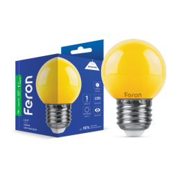 LED lamp Feron LB-37 1W E27 yellow