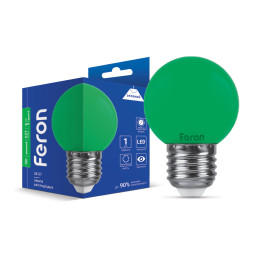 LED lamp Feron LB-37 1W E27 green
