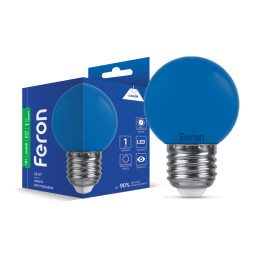LED lamp Feron LB-37 1W E27 blue