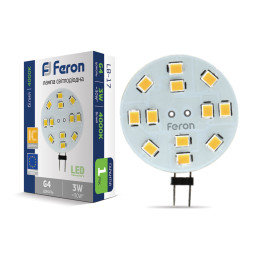 LED lamp Feron LB-17 3W 12V G4 4000K
