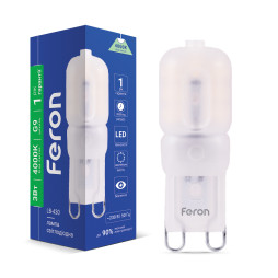 LED capsule lamp Feron LB-430 3W G9 4000K