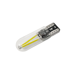 LED car bulb T10-2COB 12-24V glass white LEDUA