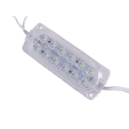 LED modules 10438-2835-12D 12V cold white (10pcs per plate) LEDUA