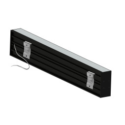 LED wall lamp double-sided "N39-500" 220V 20W 960LM 500mm 6500K with internal driver black LEDUA