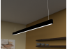 LED pendant linear lamp "N44-1000" 220V 36W 3600lm 3500k with internal driver black LEDUA