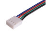 A2543 male connector white with 150mm wire, RGB LEDUA