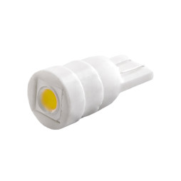 LED car lamp T10-1smd-1W porcelain white 12V LEDUA