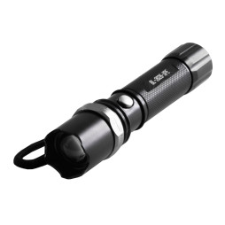 Flashlight T8626/2626-XPE, 1x18650/3xAAA, W/U 220V/12V, zoom, Box Police