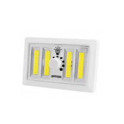 Universal light in the form of a switch F028-4COB, dimmer, magnet, Velcro, 4xAAA without warranty Lemanso