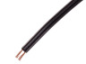 Acoustic wire BSP 2x0.16 black aluminum copper (packaging 100m) 7-0340A