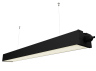 LED pendant linear lamp "N23-2000" 220V IP65 4500k black LEDUA
