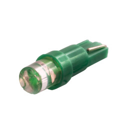 LED car lamp T5-1pc-concave LED green 12V LEDUA