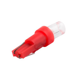 LED car lamp T5-1pc-concave LED red 12V LEDUA