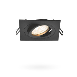 VIDEX lamp for lamp GU10 recessed Square Black VL-SPF08S-B