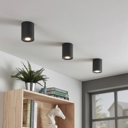 VIDEX GU10 surface-mounted lamp lamp Black VL-SPF13A-B