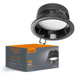 VIDEX GX53 recessed lamp lamp Black (VL-SPF28R-B)