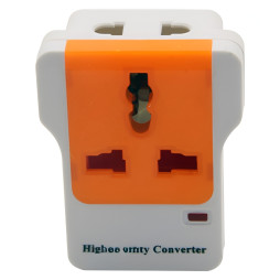 Lemanso adapter with indicator white + black/ LMA7301