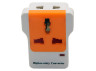 Lemanso adapter with indicator white + black/ LMA7301