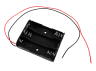 Housing for three AA batteries, 46x58mm, with wires (1-0965)