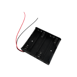 Battery case x4, 3.7V with wire BH18650-4001 (1-0991) Daier