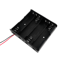 Battery case x4, 3.7V with wire BH18650-4001 (1-0991) Daier
