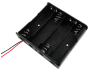 Battery case x4, 3.7V with wire BH18650-4001 (1-0991) Daier