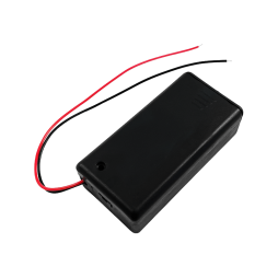 Battery case crown with cover and ON-OFF switch wire SBH-9V (1-0992) Daier