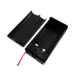 Battery case crown with cover and ON-OFF switch wire SBH-9V (1-0992) Daier